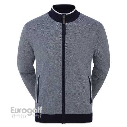 Vêtements golf produit Full-zip Lined Pullover de FootJoy 