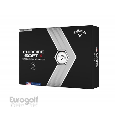 Logoté - Corporate golf produit Chromesoft X de Callaway 