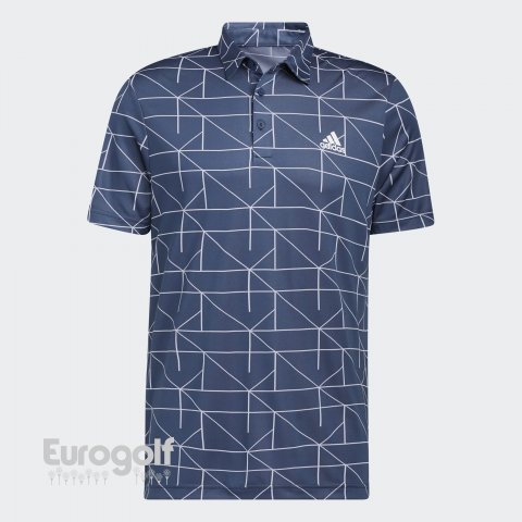 Vêtements golf produit Jacquard Lines Primegreen Polo de Adidas 