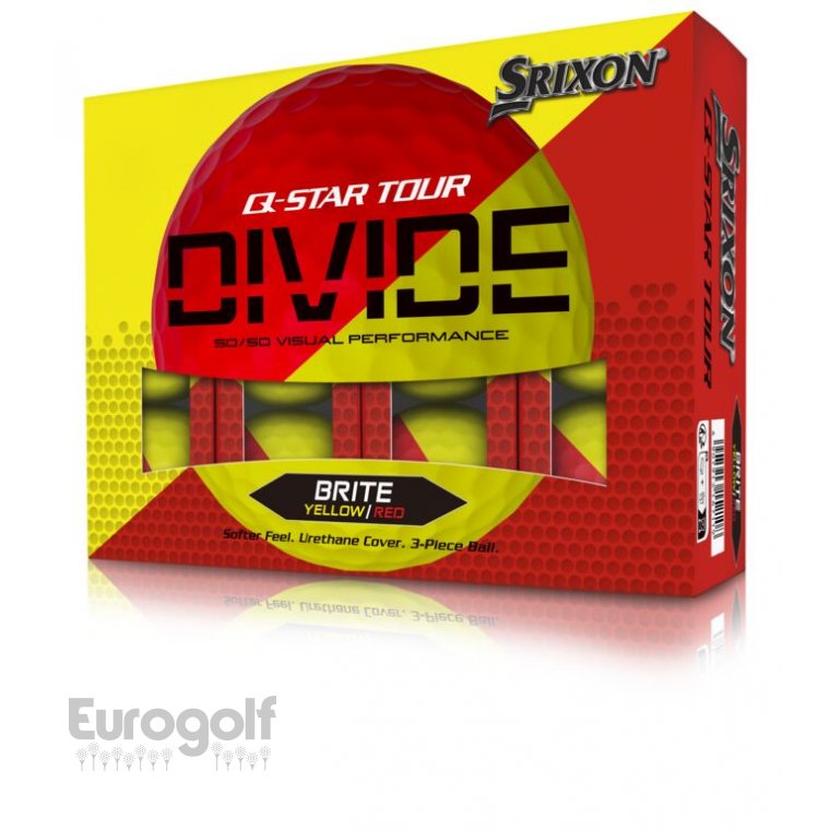 Balles golf produit Q-STAR Tour Divide 2 de Srixon  Image n°3