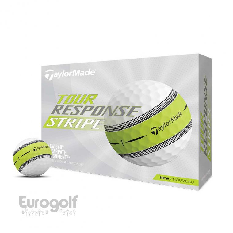 Balles golf produit Tour Response Stripe de TaylorMade  Image n°1