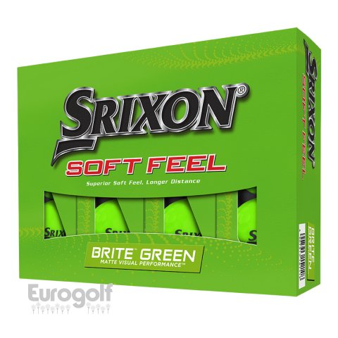 Balles golf produit Soft Feel Brite de Srixon 