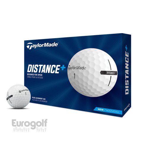 Balles golf produit Distance + de TaylorMade 
