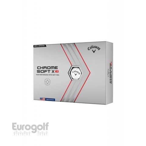 Logoté - Corporate golf produit Chromesoft X LS de Callaway 