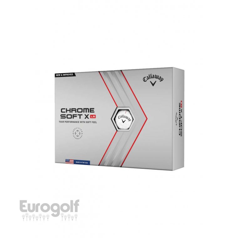 Logoté - Corporate golf produit Chromesoft X LS de Callaway  Image n°1