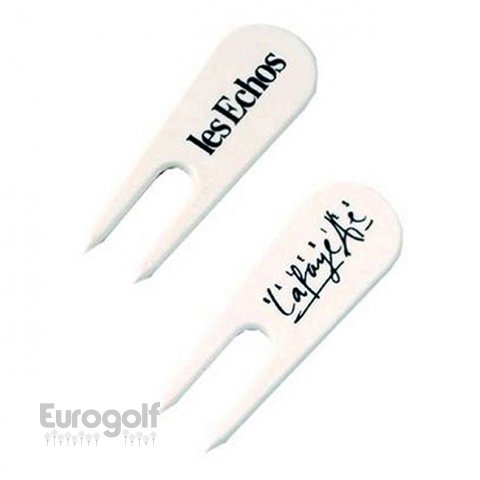 Logoté - Corporate golf produit Basic white pitchfork de Eurogolf