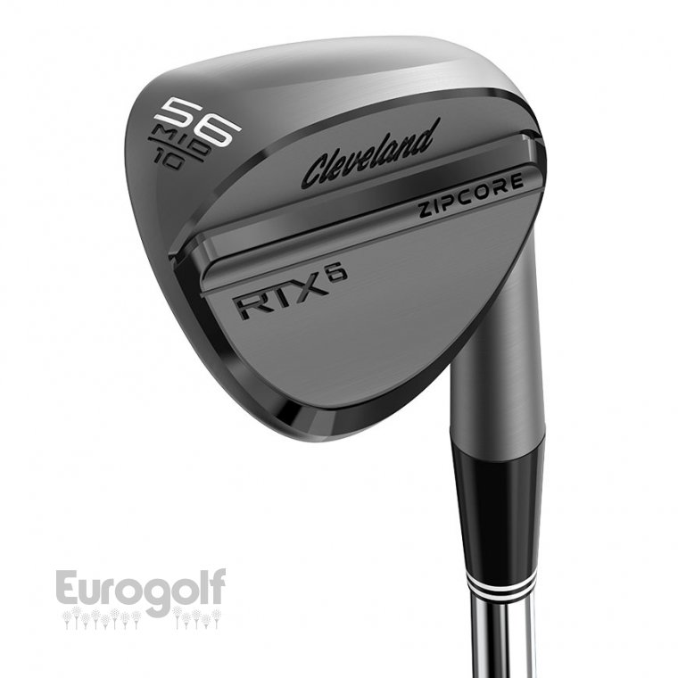 Wedges golf produit Wedge RTX 6 ZipCore Black Satin de Cleveland  Image n°1