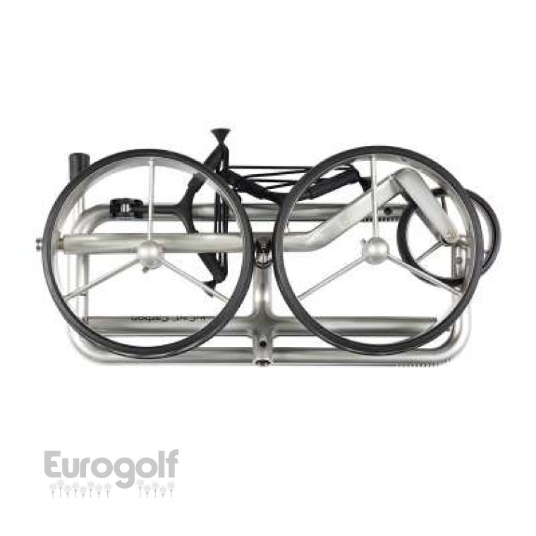 Chariots golf produit Carbon Argent/Noir de JuCad  Image n°2