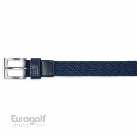 Accessoires golf produit Ceinture Striped Braided de FootJoy 