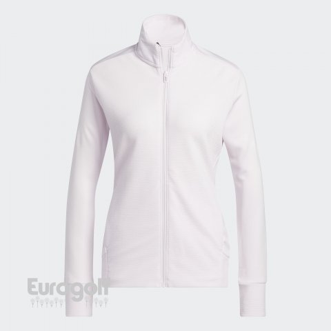 Ladies golf produit Jacket Texture Full ZIP de Adidas 