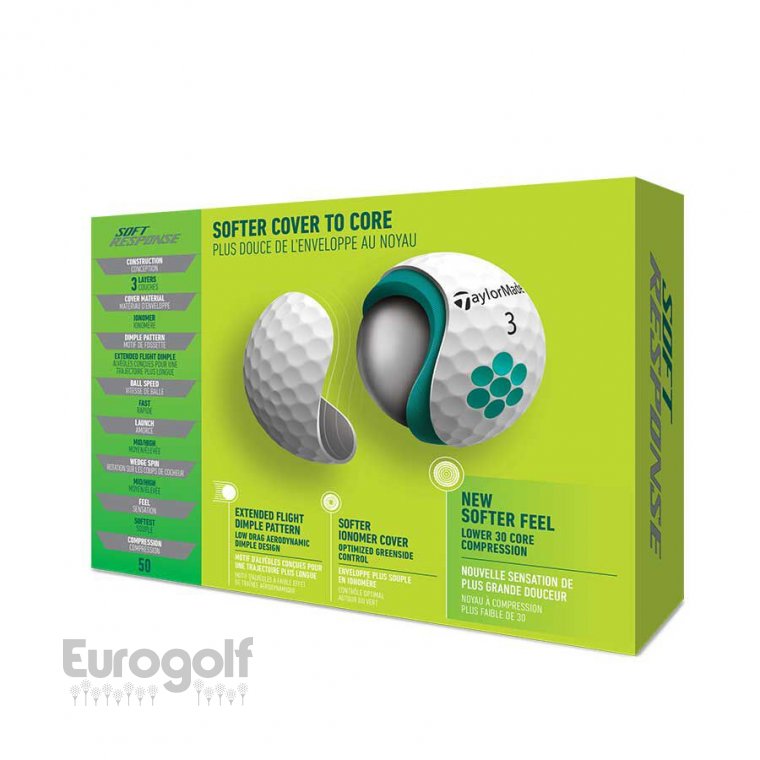 Logoté - Corporate golf produit Soft Response de TaylorMade  Image n°3