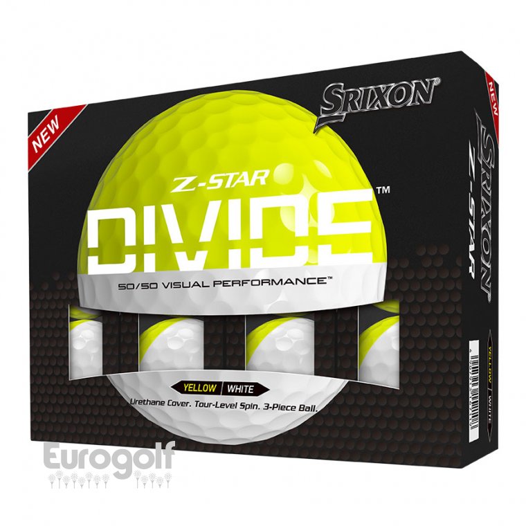 Balles golf produit Z-STAR Divide de Srixon  Image n°1