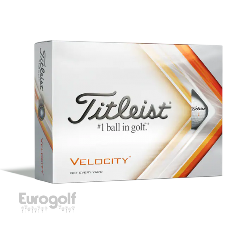 Balles golf produit Velocity de Titleist  Image n°1