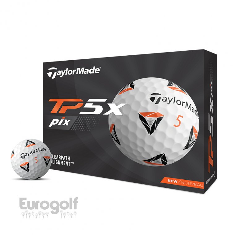 Balles golf produit TP5X Pix 2.0 de TaylorMade  Image n°1