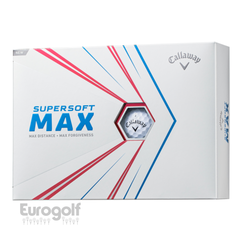 Balles golf produit Balles Supersoft Max de Callaway 