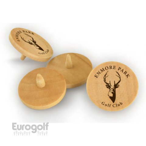 Logoté - Corporate golf produit Marque balle en bois de Level 4 